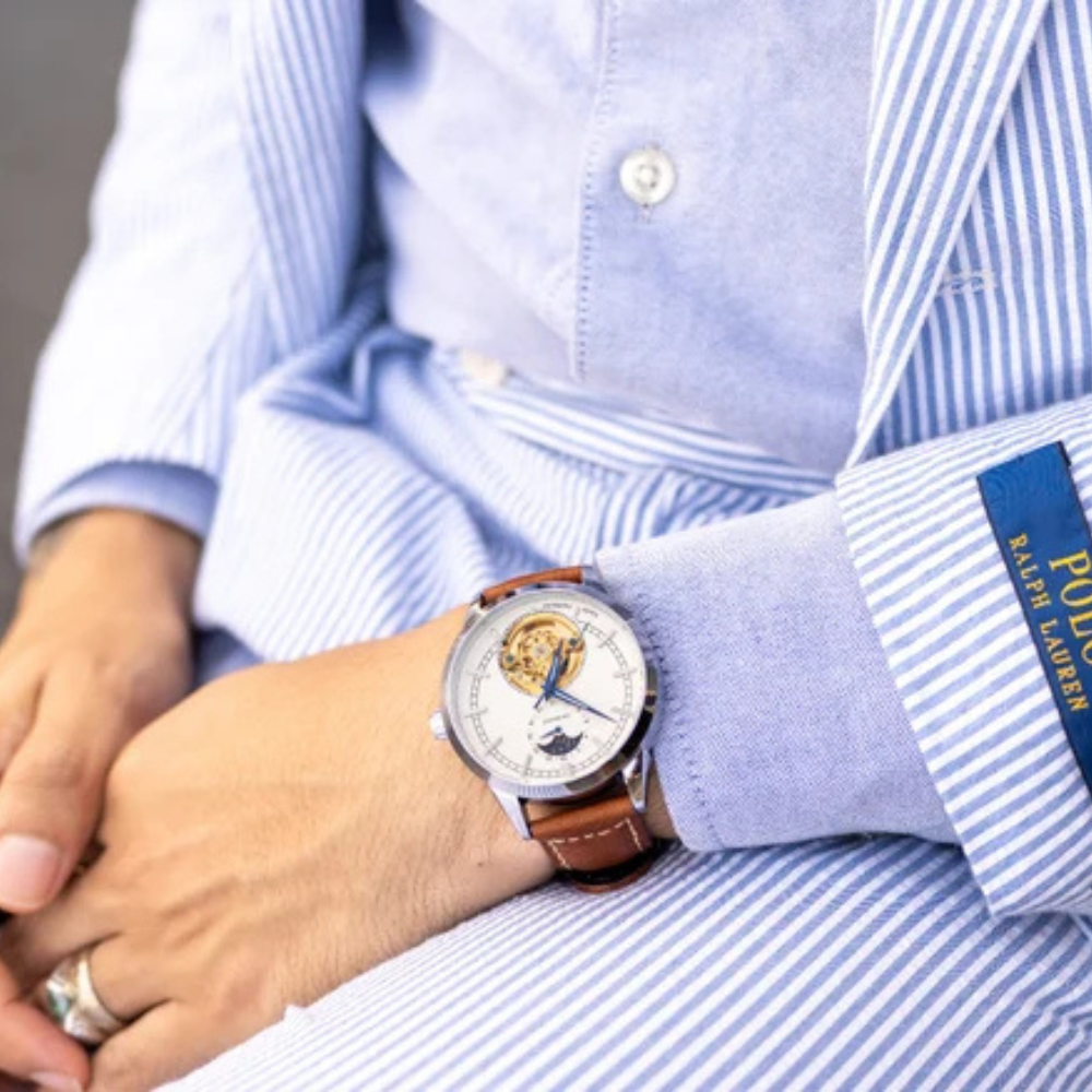 Templar Timepiece - 43mm Automatic Tourbillon Watch