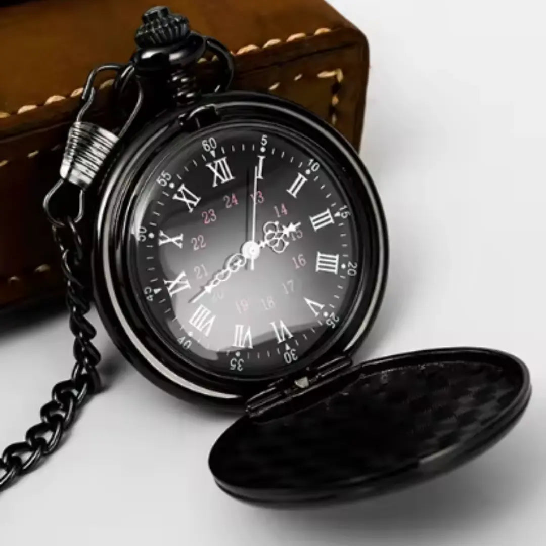 Midnight Noir Pocket Watch