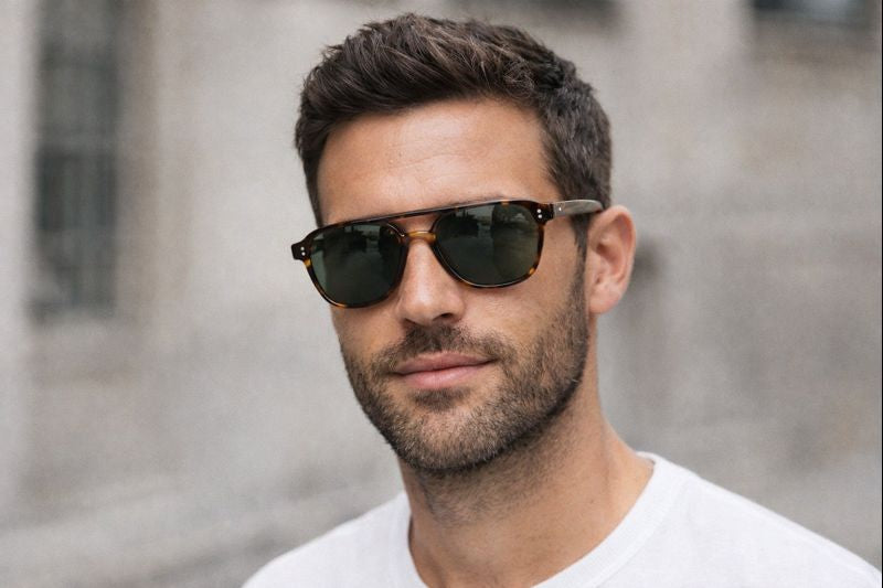 Brown Camo Director Cut Sunglasses - Polarized Sunglasses Acetate Frame Glasses