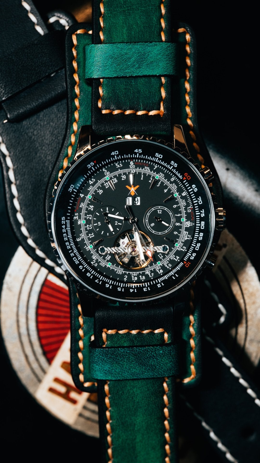 Nightwing Timepiece - 50mm Automatic Tourbillon Watch - Eques Timepieces