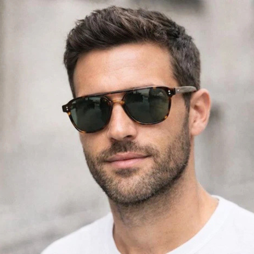 Brown Camo Director Cut Sunglasses - Polarized Sunglasses Acetate Frame Glasses