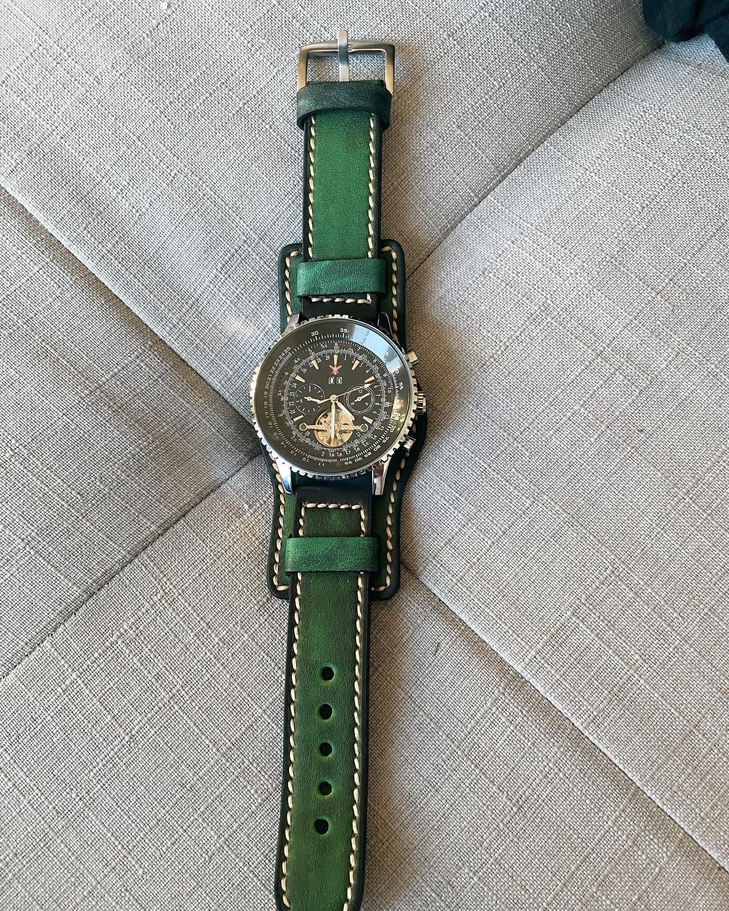 LEATHER BUND STRAP - Eques Timepieces