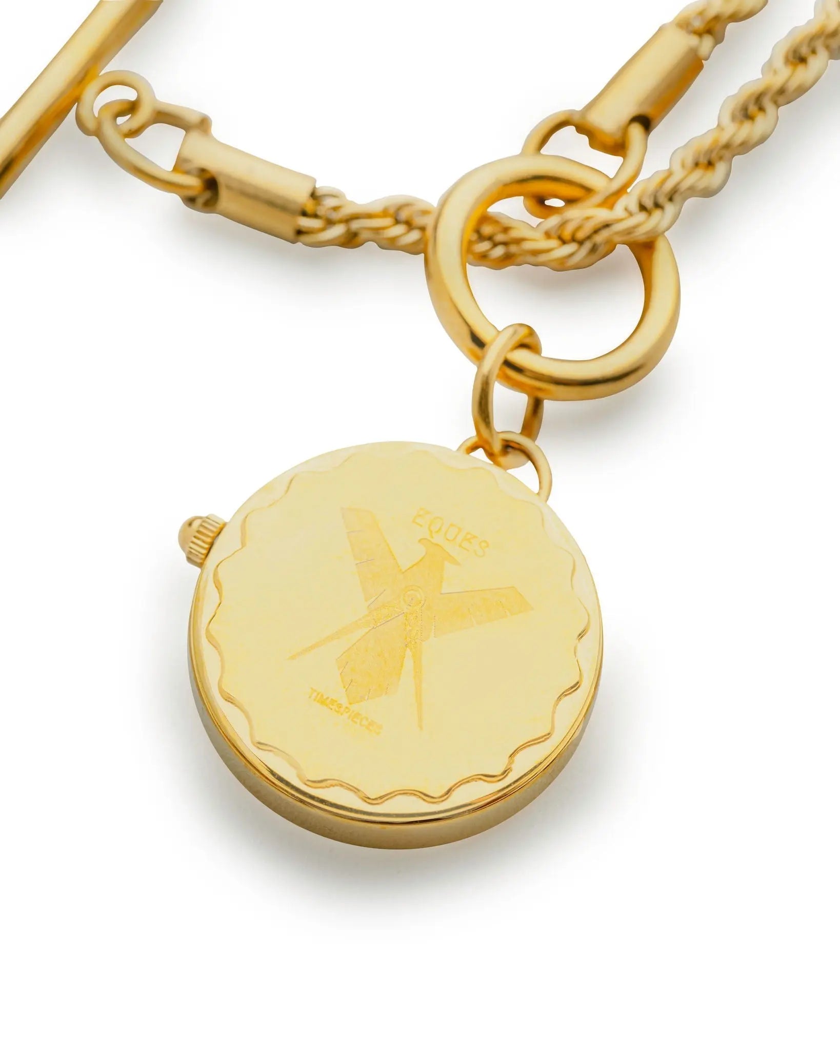 Talisman Watch Necklace - Gold Vintage Style & Pendant - Eques Timepieces